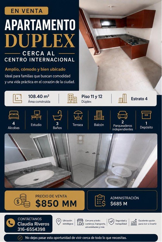 Venta de apartamento cerca al Centro Internacional - Image 6
